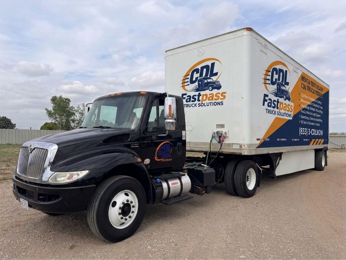 CDL driver practice session in Wichita Falls Texas