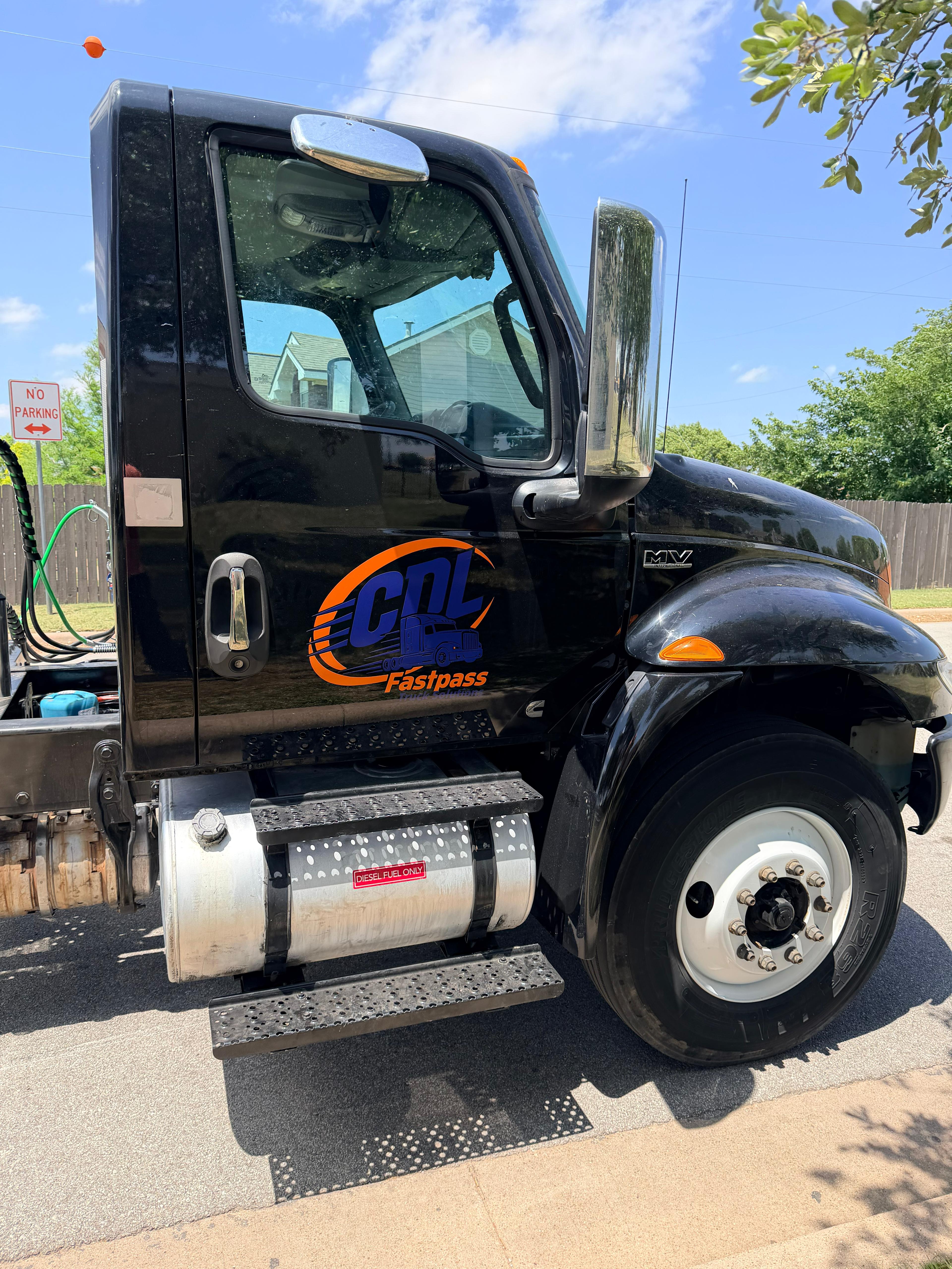 CDL range basic control skills at FastPass CDL